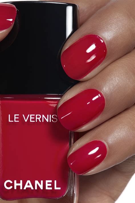 vernis chanel rouge puissant|vernis à ongles de chanel.